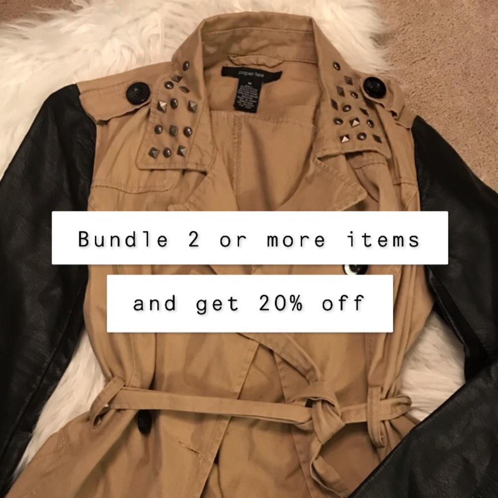 Bundle and get 20%